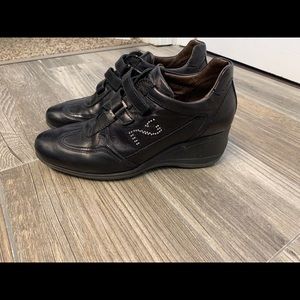 Leather upper and lining booties size 36